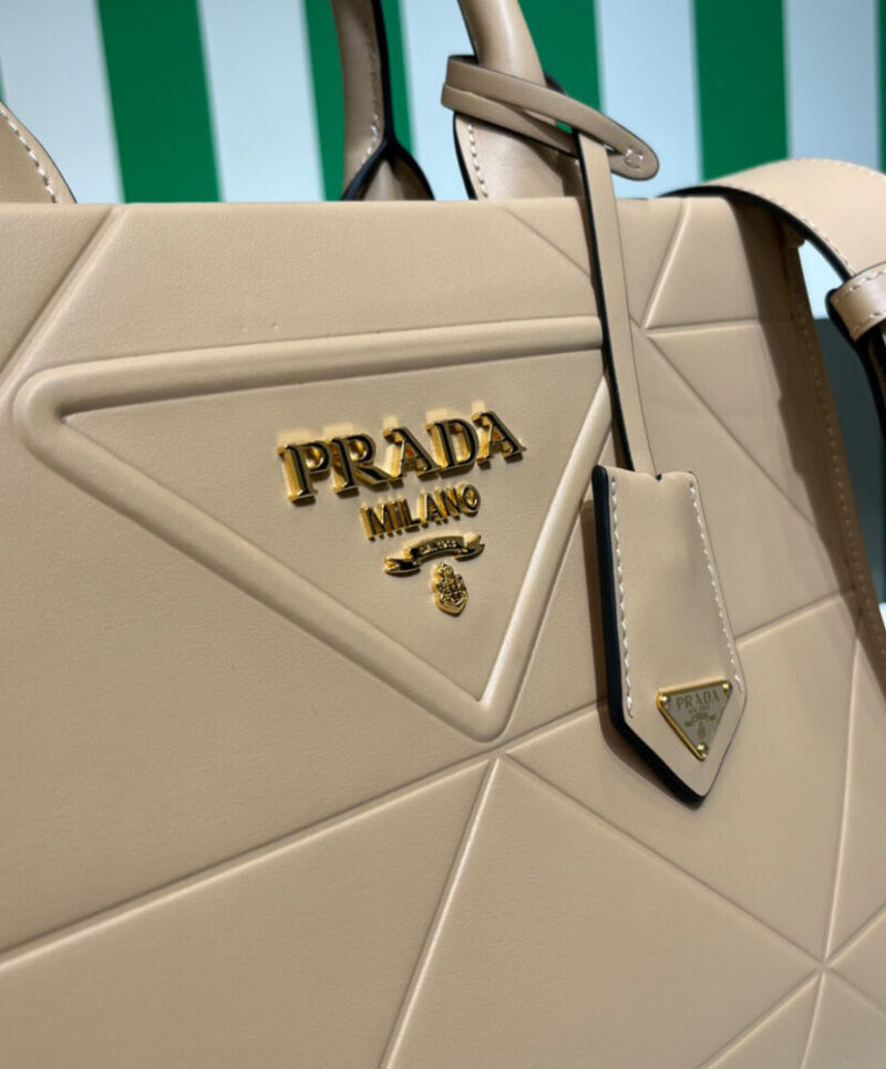 Prada Small leather Prada Symbole Bag With Topstitching 1BA379